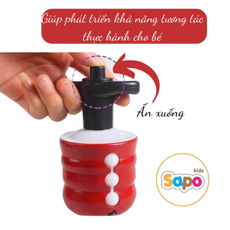 Đồ Chơi Con Quay Phát Nhạc Điện Tử,Cù Quay Hồi Chuyển Vô Cực,Đồ Chơi Vận Động Cho Bé Sapo Kids