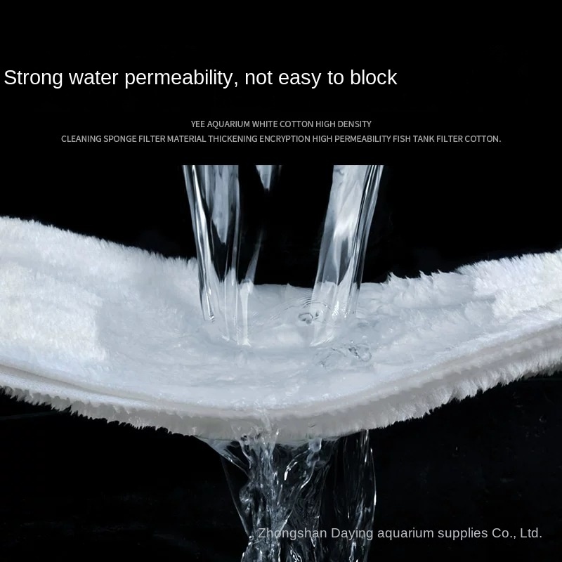 Chăn Lọc Nước Bể Cá Bằng cotton Màu Trắng Độ Thấm Hút Cao Phân Giải Cao Tiện Dụng