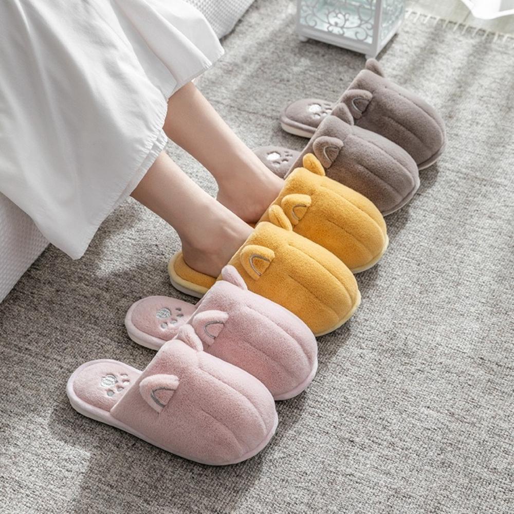 Dép bông cao cấp Corgi Unisex mềm mại cực kì cute siêu ấm giữ nhiệt