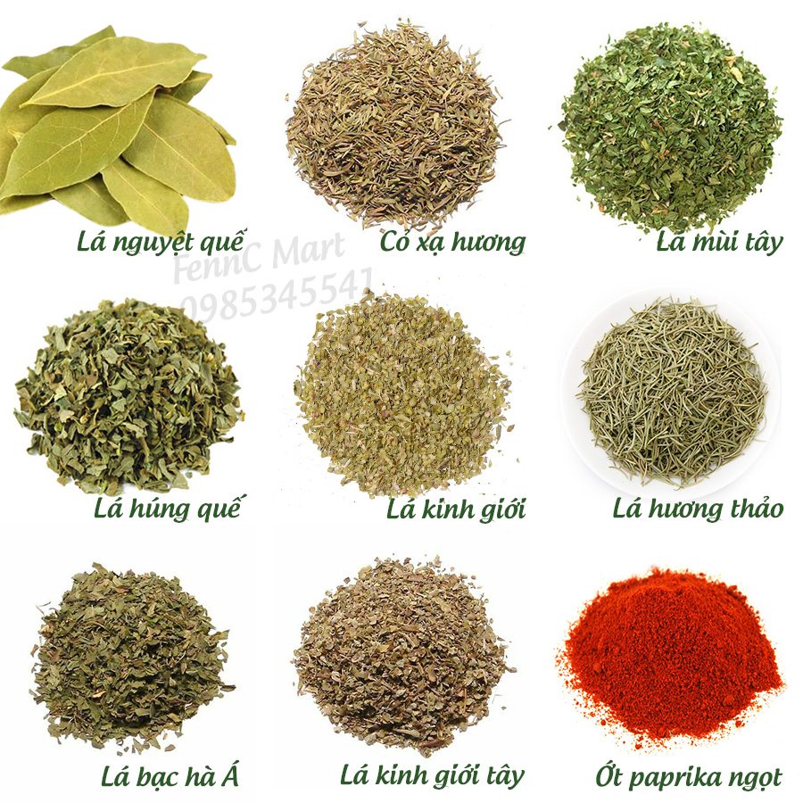 Lá nguyệt quế (Bay leaves) AB - 15G - ướp thịt, dùng làm gia vị, nấu xốt, làm bánh, nấu mỳ ý - Foodland