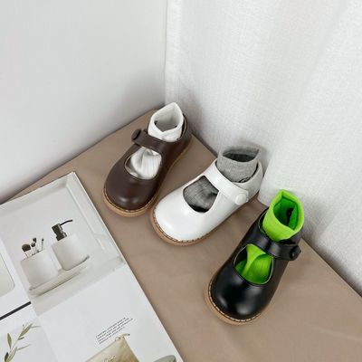 Giày da phong cách công chúa Anh quốc dễ thương cho bé gái