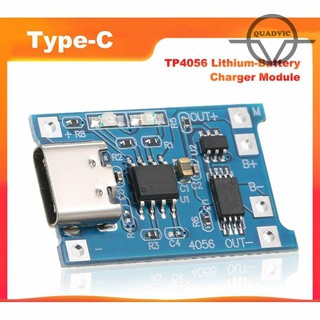 Mạch sạc đa năng TP4056 cổng type C có bảo vệ cho các loại pin 18650, NP-BX1 QuadViC.COM N00216