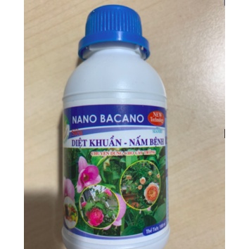 Chai 100ml Chế Phẩm NANO BACANO siêu Diệt Khuẩn và Nấm Bệnh cho cây trồng - Trang Flowers