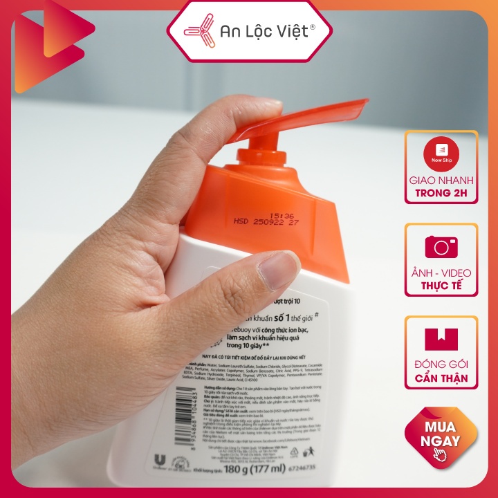 Nước rửa tay Lifebuoy 180g - 450g