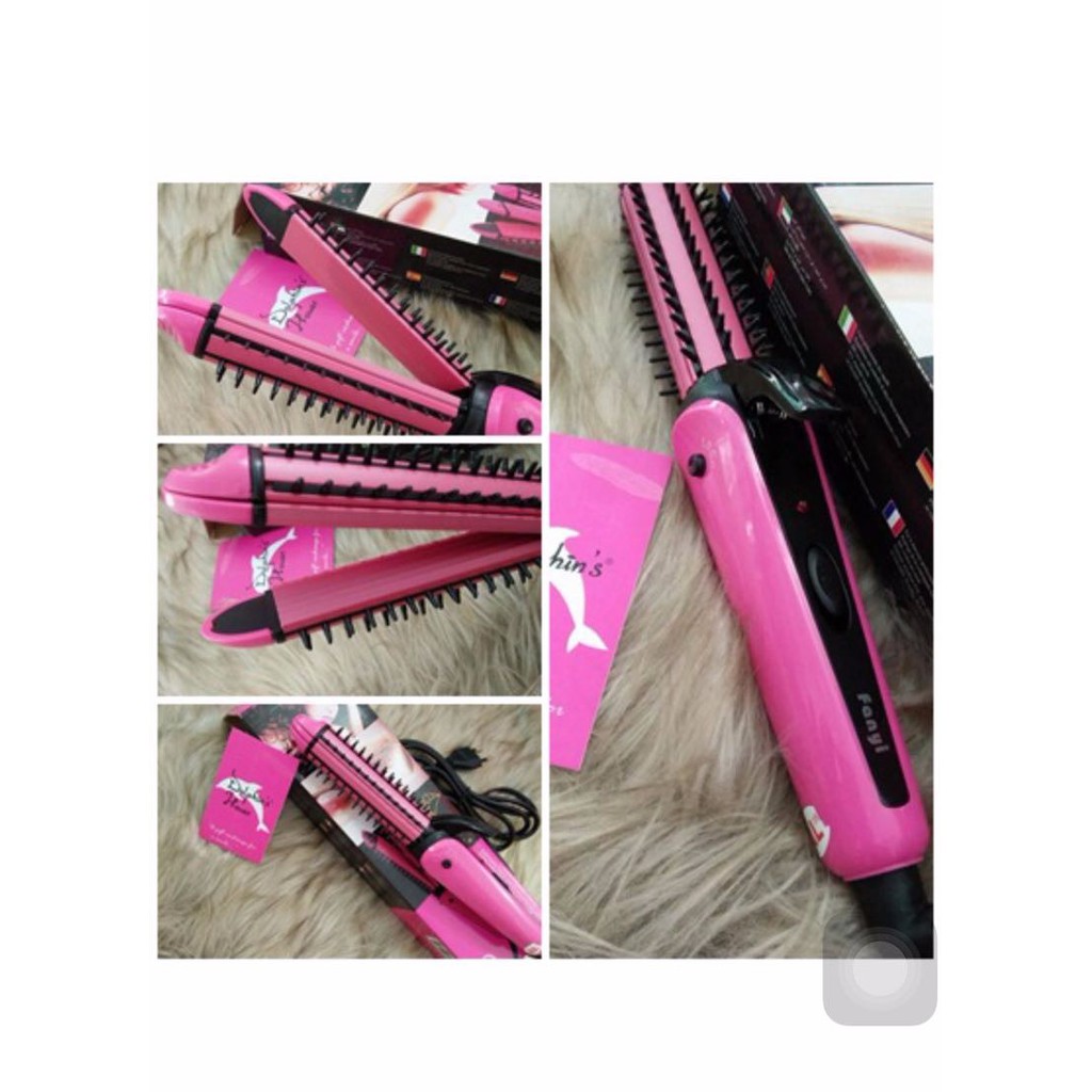 Máy làm tóc 3 in 1 đa năng Lược điện Nova - dụng cụ làm tóc đa năng - dụng cụ làm đẹp - máy uốn/duỗi tóc