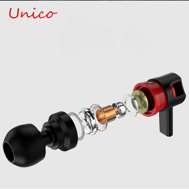 Unico A+Tai Nghe PTM T2 Gaming Có Dây Nhét Tai Chơi Game bass mạnh Chống Ồn Có Mic Cho PC và các dòng điện thoại