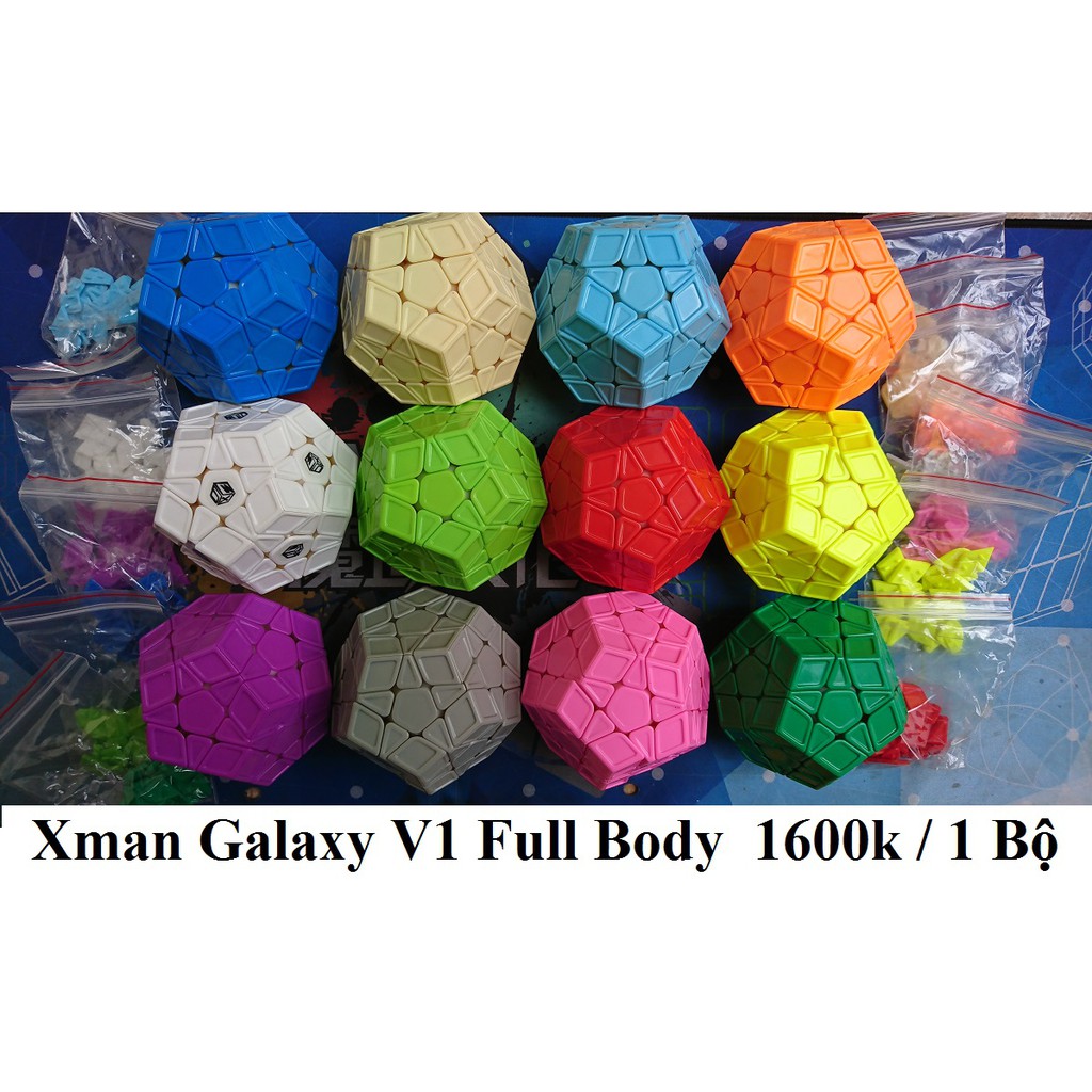 Megaminx Xman Galaxy V1 Full Màu Dành Cho Nhà Sưu Tập Rubik