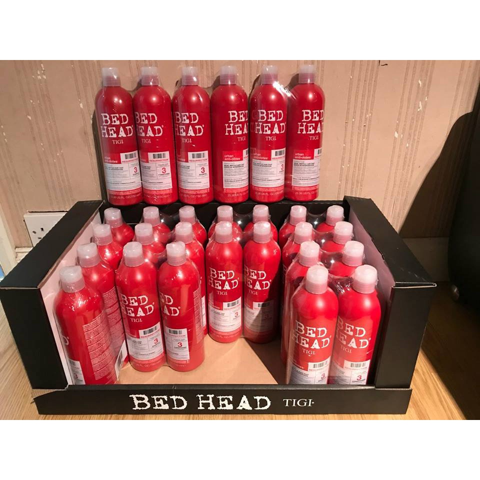 Sét Dầu Gội Xã Tigi Đỏ Bed Head 1500ml Cặp Gội Xả Chính Hãng Phục Hồi Tóc Hư Tổn Hàng UK/US