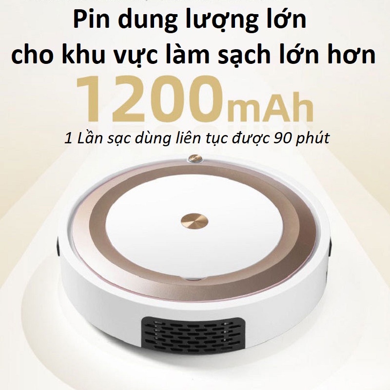 Robot hút bụi ES29 Geenhome thông minh công suất lớn điều khiển từ xa