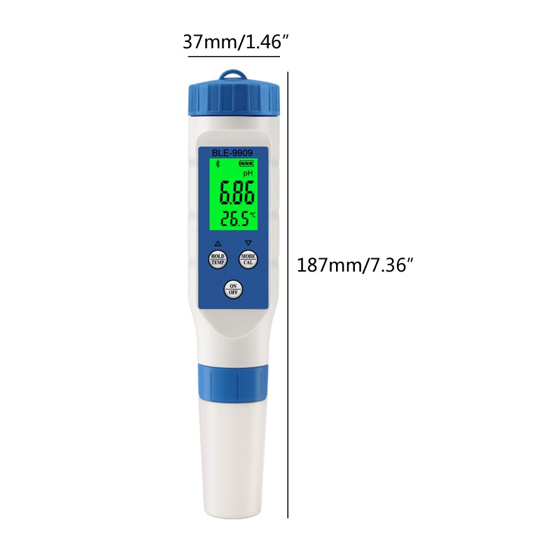 Bút Kiểm Tra Chất Lượng Nước 5 Trong 1 TDS / EC / PH / Salinity / Nhiệt Độ Nước