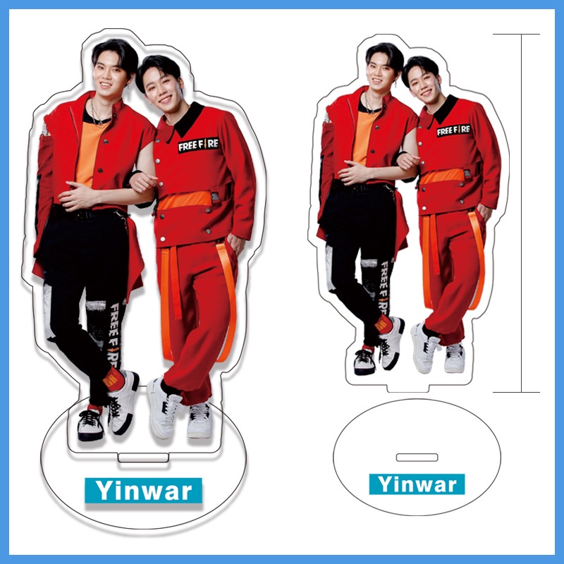Thailand F4 DEW,BRIGHT,WIN,NANI Mewgulf Yinwar Ohmnanonr BKPP GOT7 Action Figurines Standee 15cm Large Desk Stand