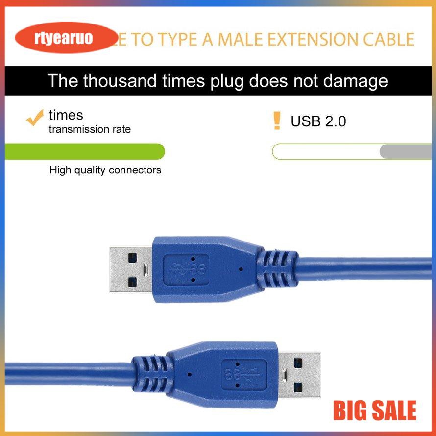 Dây cáp mở rộng Usb 3.0 Type A Male sang Type A Male dài 1m