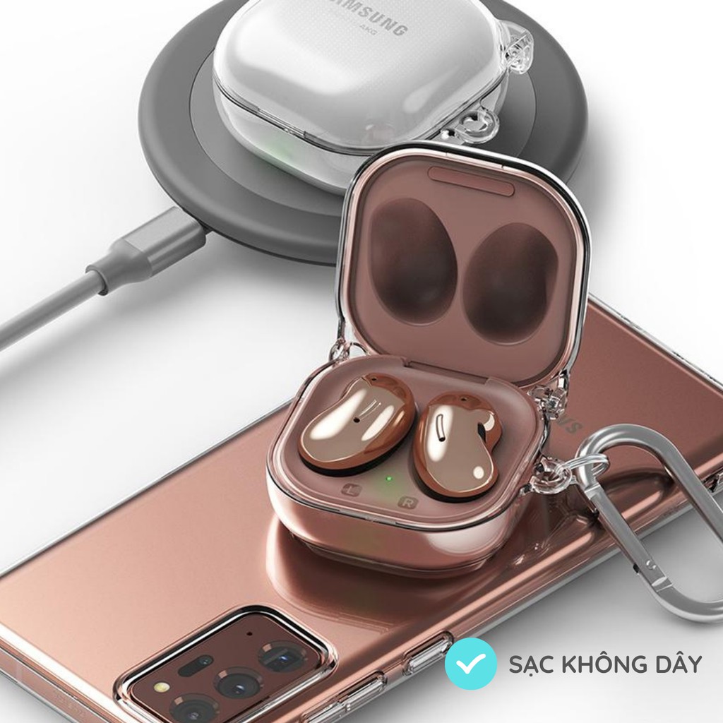 Case ốp cho Samsung Buds Live / Buds Pro / Buds 2 / Buds 2 Pro - Hinge Case - Hãng RINGKE
