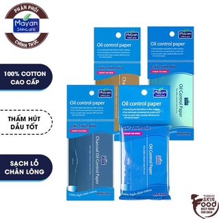 Giấy Thấm Dầu Mayan Oil Control Paper 100 PCS