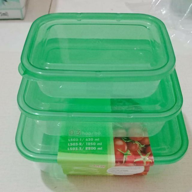 ☘ Bộ 3 hộp nhựa FoodPark Đại Đồng Tiến hàng KM MILO