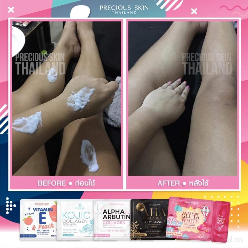 Gói ủ trắŉg toàn thân Extra Pure Gluta White Body Mask | BigBuy360 - bigbuy360.vn