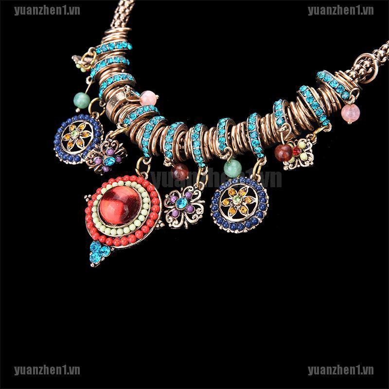 [YUANZHEN1] Vòng Cổ Tua Rua Phong Cách Bộ Lạc Thổ Nhĩ Kỳ Gypsy