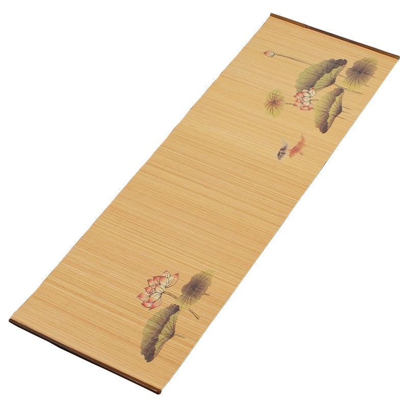 Tấm lót trà không thấm nước 10cm x 46cm - Tấm lót trà dùng để uống trà - Chiếu trúc cách nhiệt Bàn tre