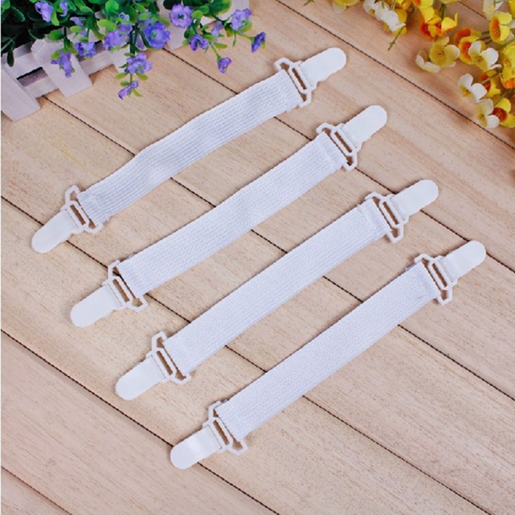 1pc Bed Sheet Fastener Elastic Sheet Strap Holder Blanket Pad Mattress Clip