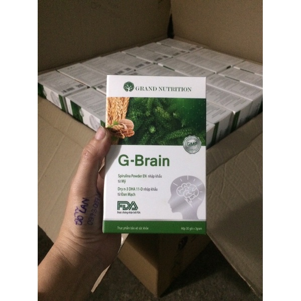 Cốm Phát Triển Trí Não g brain- Tăng Miễn Dịch cho bé