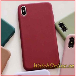Ốp lưng dẻo trơn nhiều màu cho iPhone