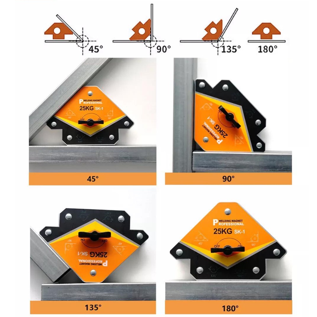 Nam Châm Ke Góc Vuông Có Công Tắc - Ke Góc Nam Châm - Nam Châm Ke Góc Hàn