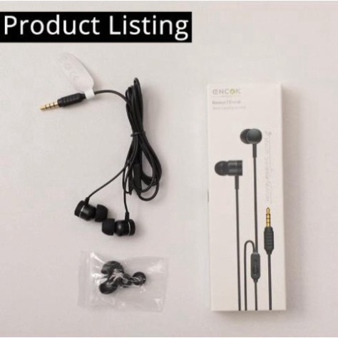 [CHÍNH HÃNG] Tai Nghe Nhét Tai - Tai Nghe Thể Thao Nhét Tai Baseus Encok In-Ear H04 - Có Mic Cho Xiaomi, Iphone, Samsung