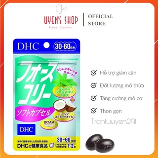 (SALE LỖ) Viên uống giảm cân DHC Forskohlii Soft Capsule