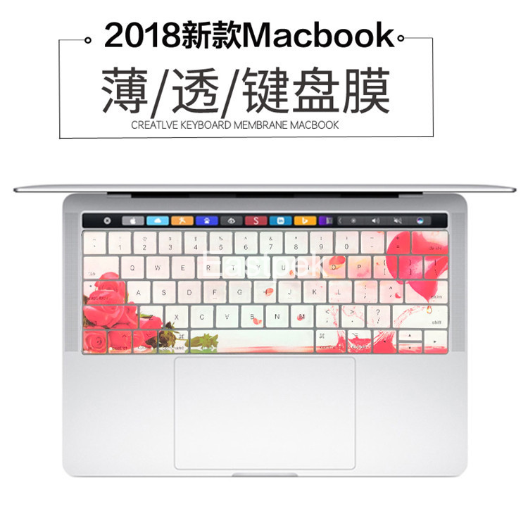 Vỏ Bảo Vệ Bàn Phím Cho Mac Macbook Pro 13 15 13.3 15.6 Touch Bar A1706 A1707 A1989 A1990 2018 Us