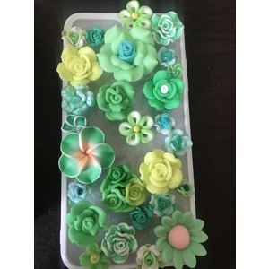 Túi 28 Bông Hoa Bằng Gốm Mềm Tự Trang Trí Cho Điện Thoại/Bông Tai