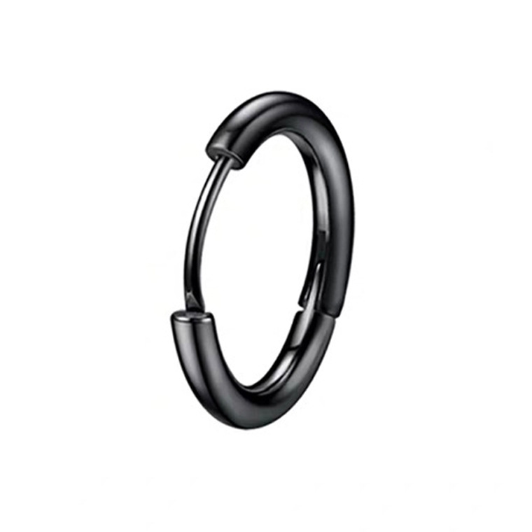 Bông Tai Kim Loại Dáng Tròn Phong Cách Tối Giản Cho Nữ