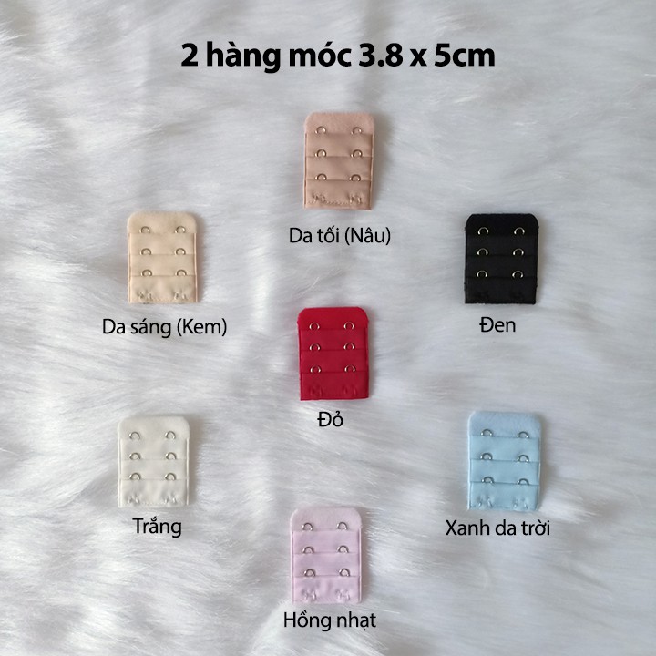 Móc nối áo ngực thép không gỉ 2,3,4 móc - Dây nới rộng áo ngực