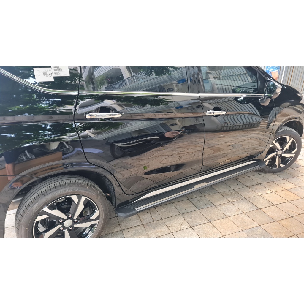 Bậc lên xuống, bệ bước chân Mitsubishi Xpander 2022. Mẫu đúc cao cấp X8
