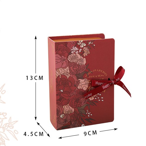 (Kích thước  8 * 4,5 * 12cm) - Hộp giấy đựng quà tặng gắn ruy băng Happy Every, đựng son môi, nước hoa, sô cô la vv.. | BigBuy360 - bigbuy360.vn