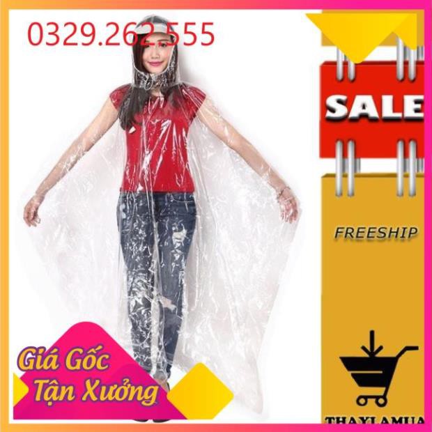 (Sale Khủng)  Áo mưa trong suốt siêu dai hàng chất lượng cao