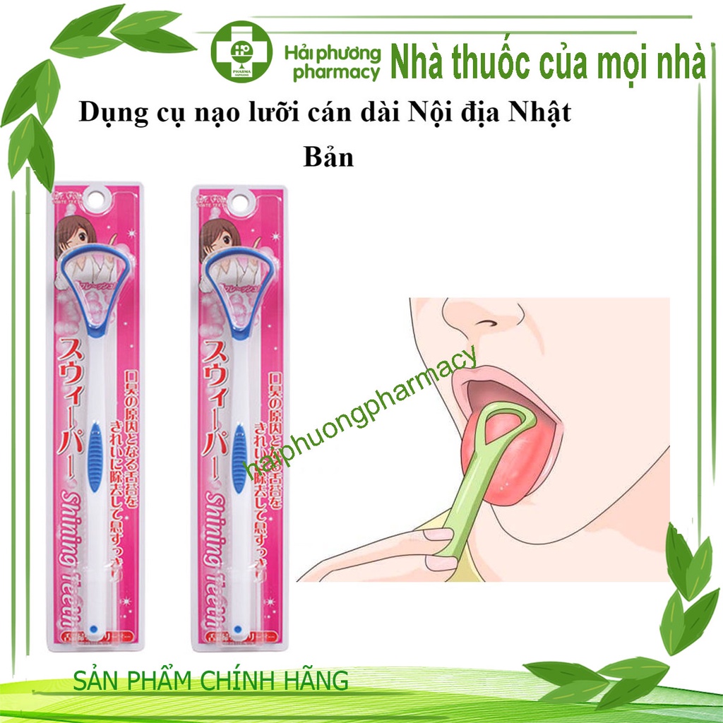 Dụng cụ nạo lưỡi cán dài Nội địa Nhật Bản