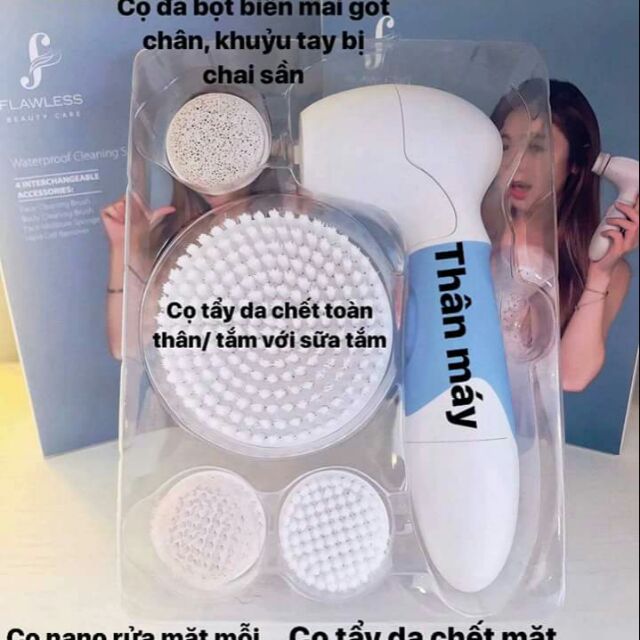 Máy rửa mặt cọ nano flawless