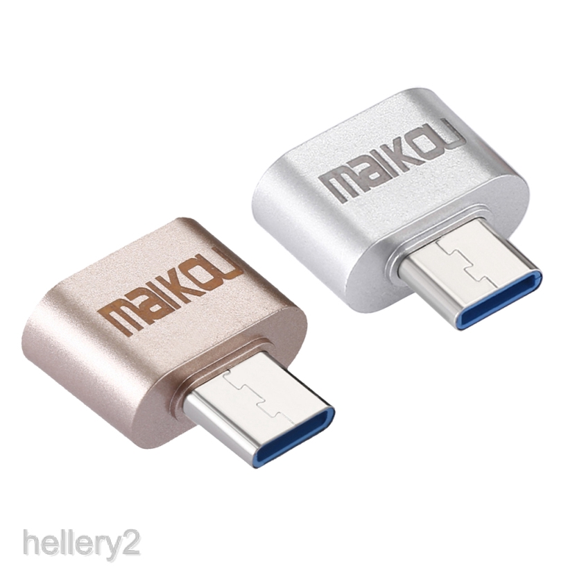 [HELLERY2] USB 3.0 to USB C Type-C Adapter OTG Connector for Phone Tablets PC Silver