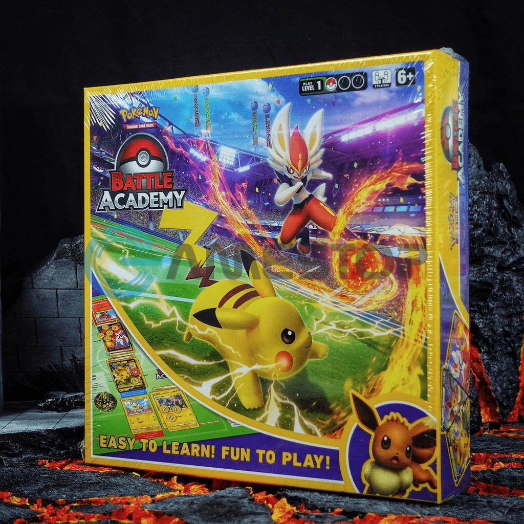 Thẻ bài Pokemon TCG Battle Academy Cinderace V Pikachu V and Eevee V Build Deck phiên bản tiếng Anh POKTCGUSTK04