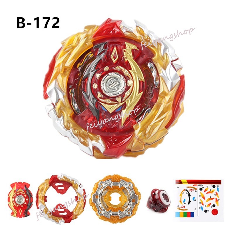 Beyblade Con Quay Đồ Chơi B-173- Black Infinite Achilles B-173-Red Infinite Achilles B-172 World Spriggan B-163 Brave Valkyrie B-167 B-149 Gtr