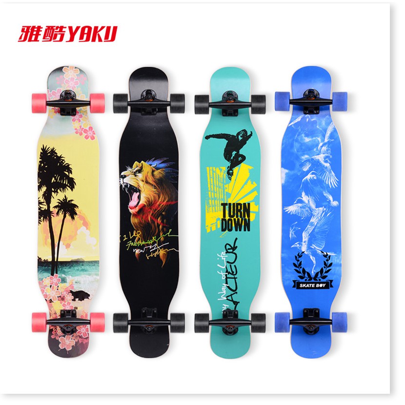 Ván trượt dài Longboard đẹp, mầu sắc phối tiêu chuẩn, bạn sẽ không phải thất vọng khi mua