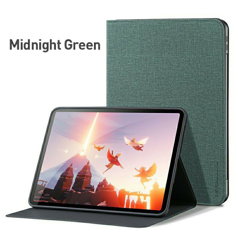 (Tab A7 Lite)_Bao da X-Level vải cho Samsung Tab A7 Lite SM T220, T225 lưng dẻo thoát nhiệt siêu đẹp