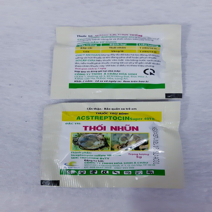 Thuốc viên sủi ACSTREPTOCIN Super 40TB trị thối nhũn 605