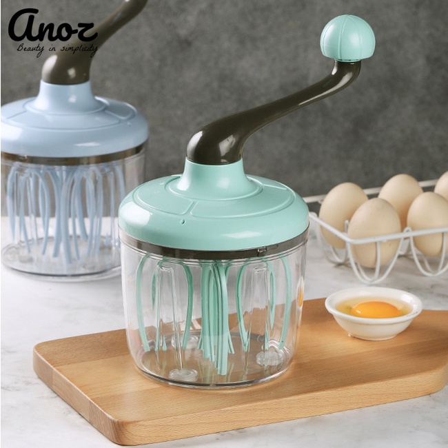 Máy Đánh Trứng Trộn Bột Đa Năng Cầm Tay, Dụng Cụ Trộn Bột Làm Bánh Bông Lan - Anoz Kitchen