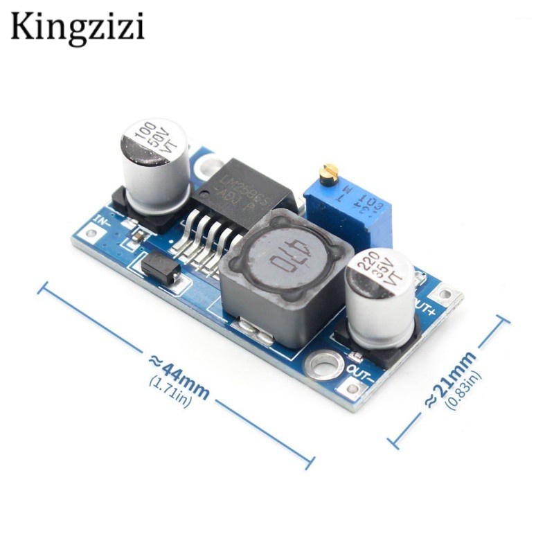 1 Mô Đun Hạ Áp Lm2596 Lm2596S Dc-Dc 3-40v 3a