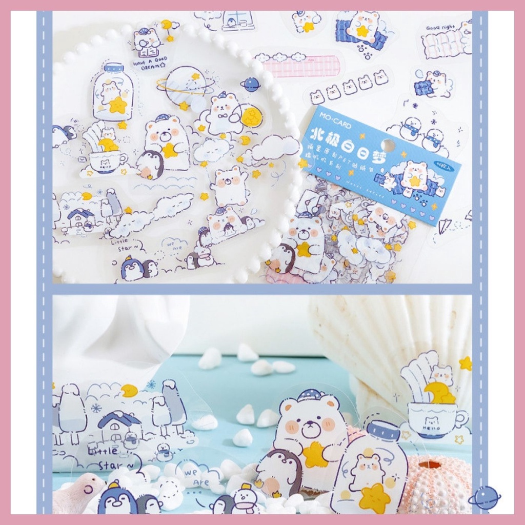 STICKER NHÃN DÁN TÚI ANIMAL SIÊU XINH NHIỀU MẪU