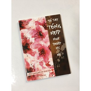 Thẻ học tiếng Nhật - Sổ tay tổng hợp ngữ pháp N5 - N1 (như hình)