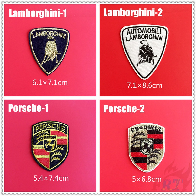 1 Sticker Ủi Thêu Hình Logo Xe Hơi