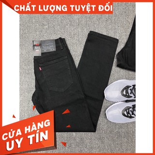 Quần jean nam le đen full cao cấp vnxk.