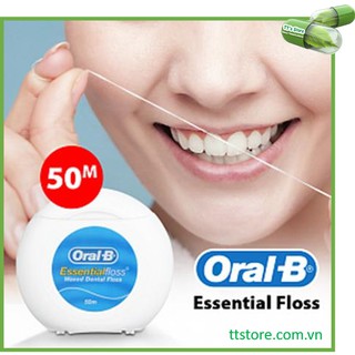 Chỉ nha khoa ORAL B Essential floss [Cuộn 50m]
